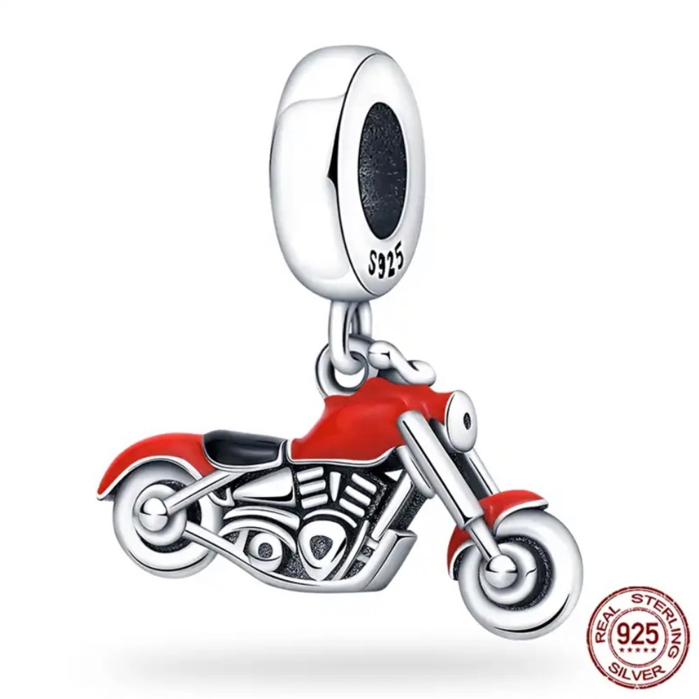 925 MOTORCYCLE CHARM